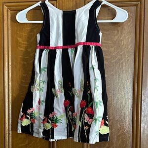 Gymboree Black and White Floral Dress
